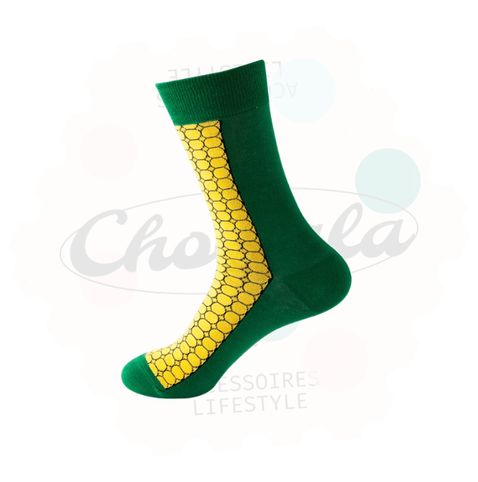 Chaussettes Fantaisie MaÏs - Chollala
